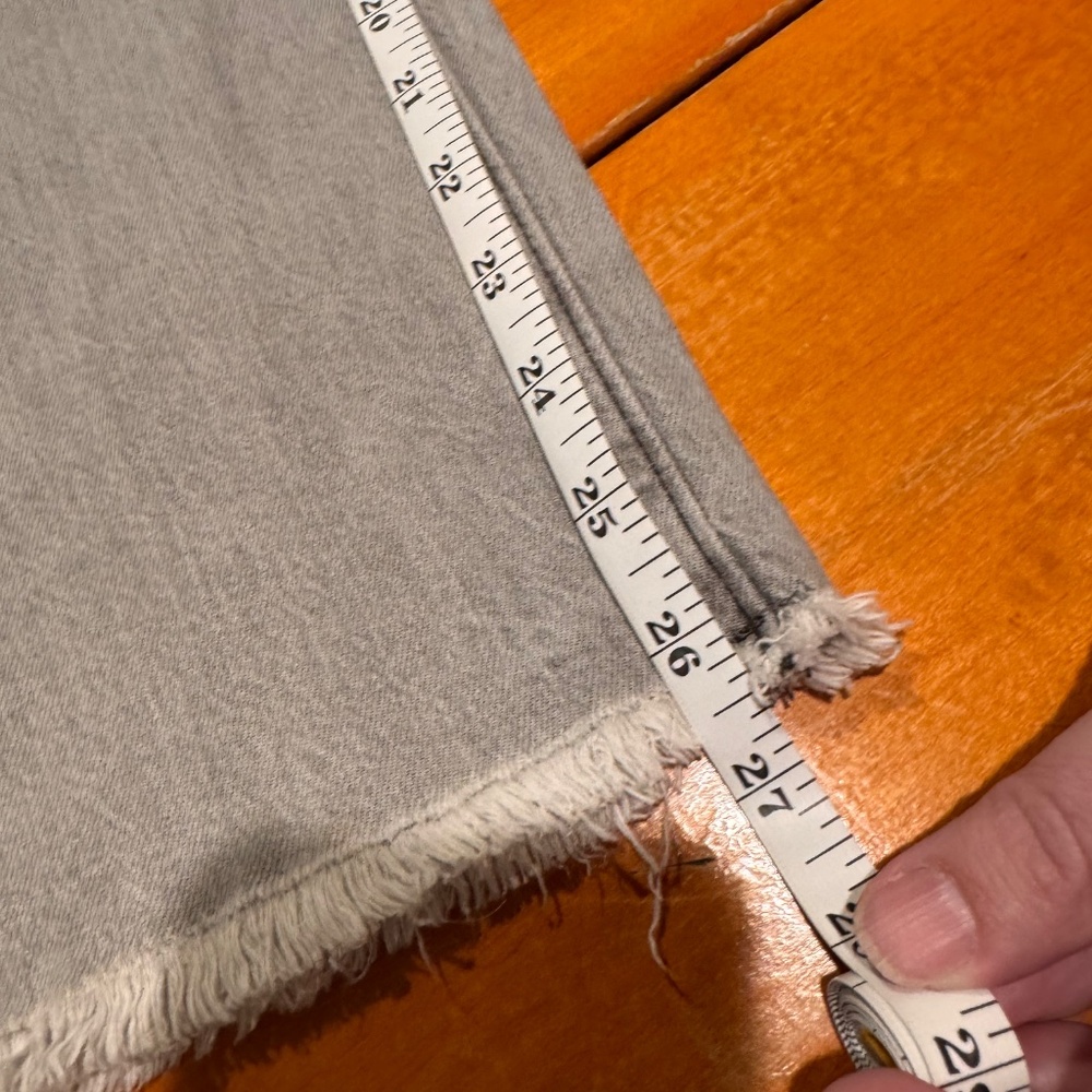 LOFT Straight Crop Jeans Gray Wash - Picture 5 of 6